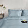 Walra percale katoenen dekbedovertrek lits-jumeaux blauw (240x220 cm)