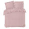 Dindi Home katoenen dekbedovertrek lits-jumeaux roze met ruffles (240x220 cm)