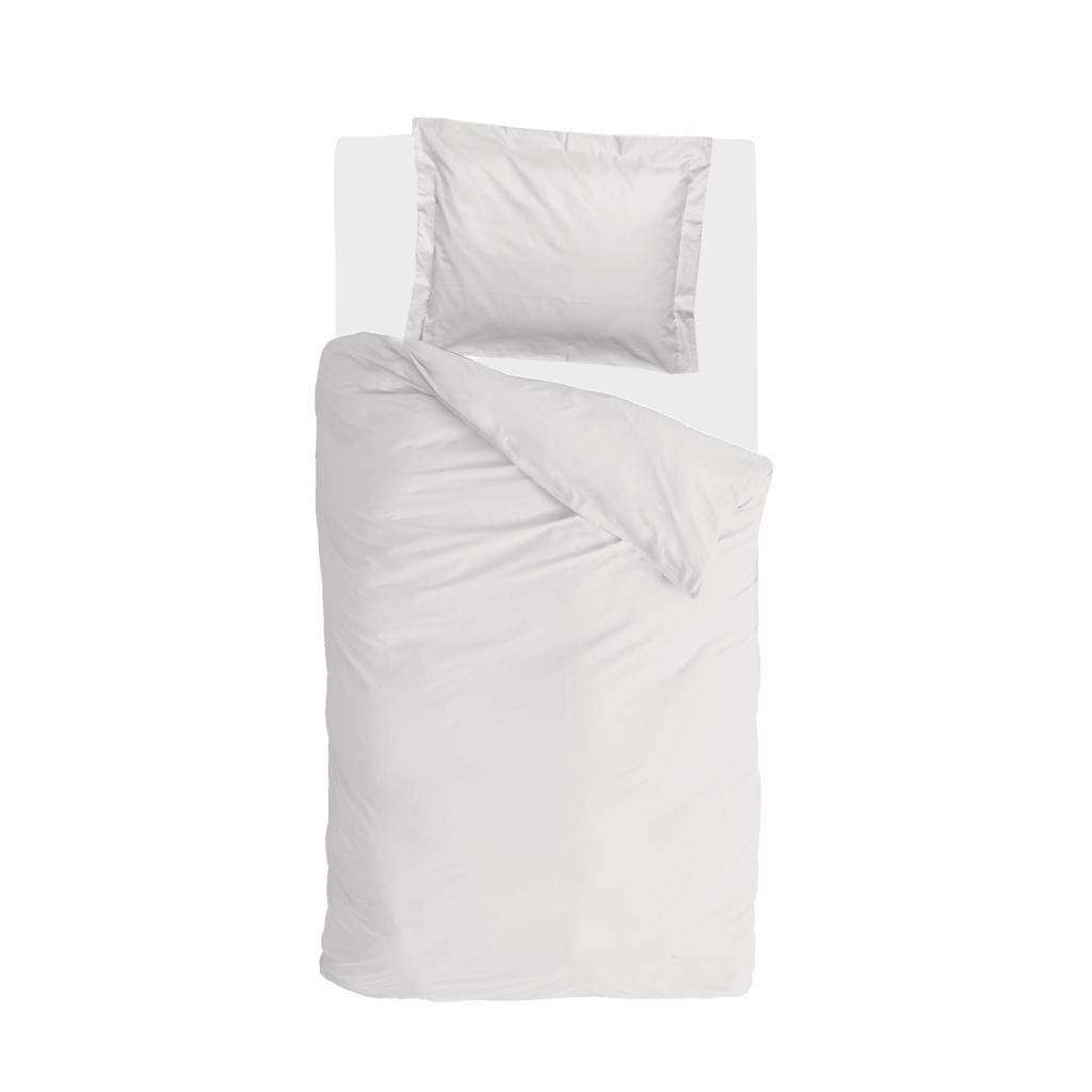 Walra percale katoenen dekbedovertrek 1-persoons wit (140x220 cm)