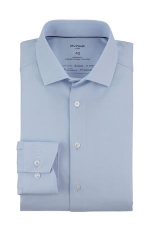 zakelijk overhemd 24/7 - Luxor modern fit lichtblauw