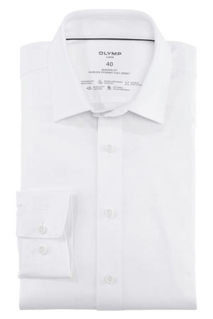jersey overhemd 24/7 - Luxor modern fit wit