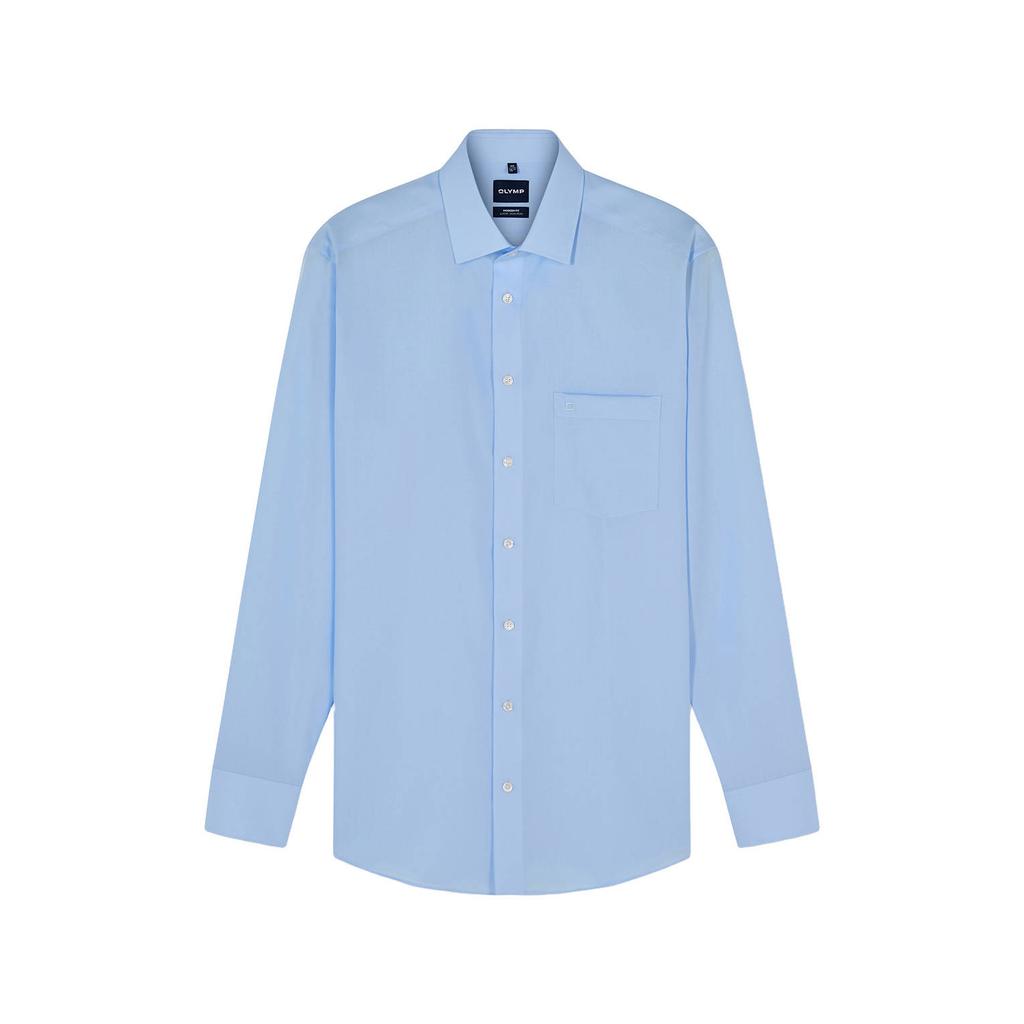 Olymp zakelijk overhemd poplin Luxor modern fit lichtblauw