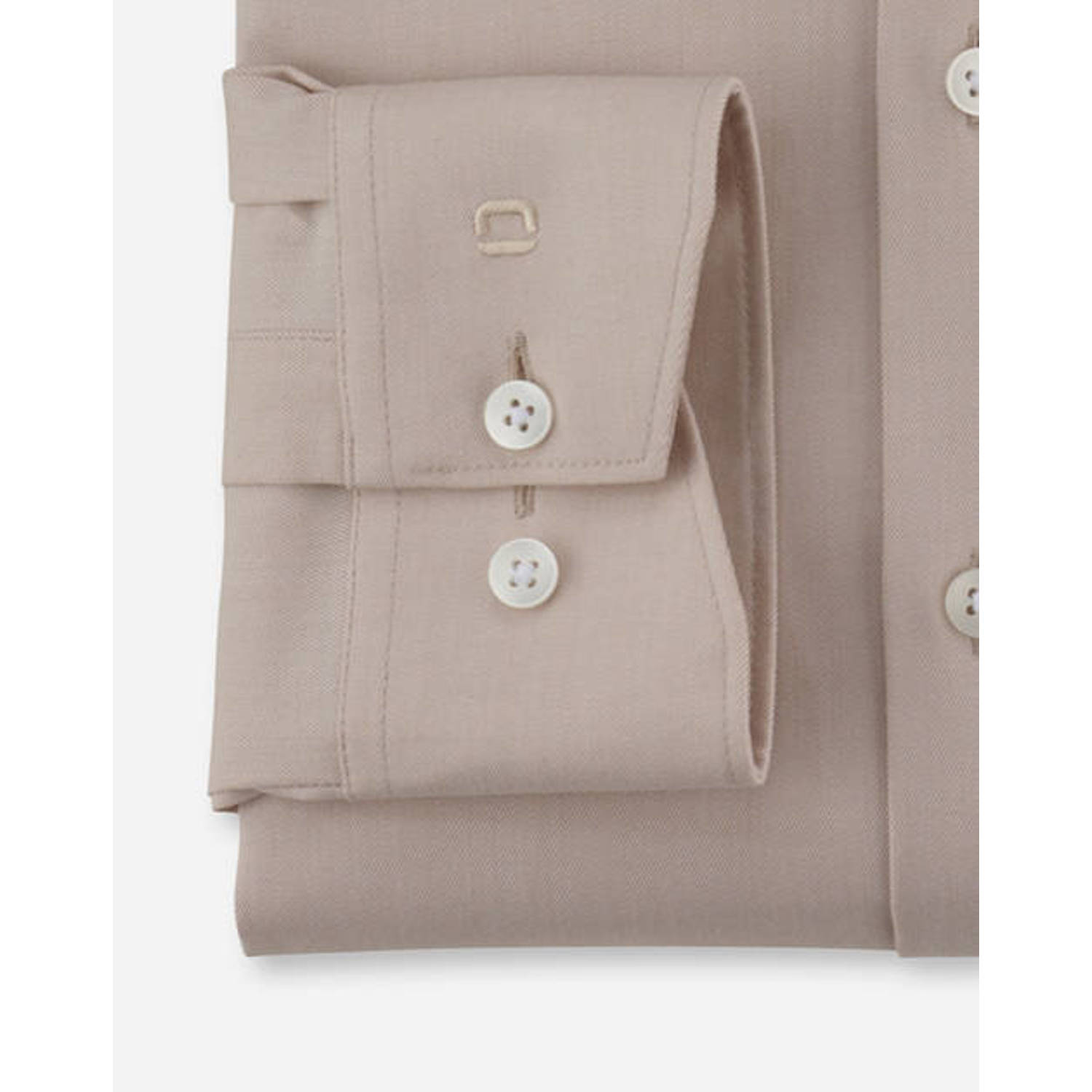Olymp zakelijk overhemd beige