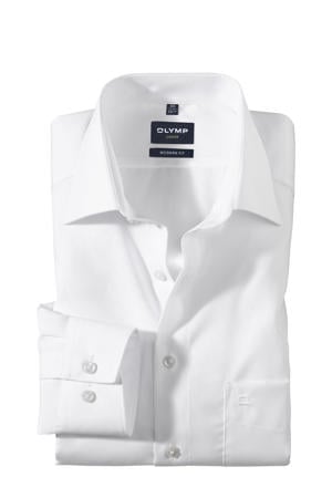 zakelijk overhemd poplin Luxor modern fit wit