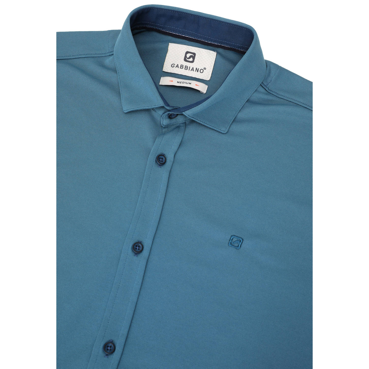 GABBIANO casual overhemd blauw