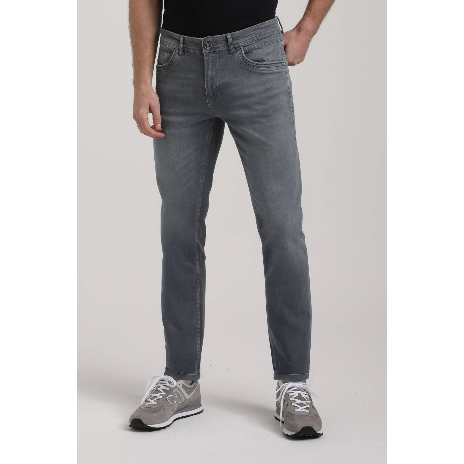 GABBIANO regular fit jeans grey denim