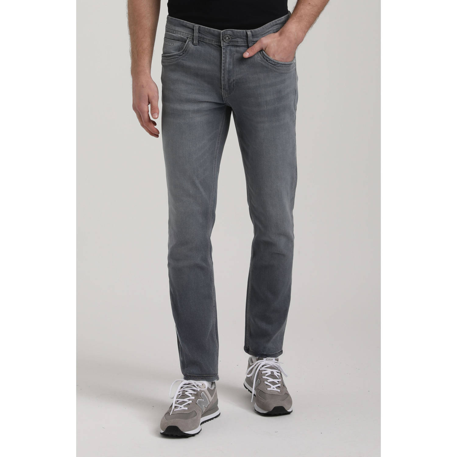 GABBIANO regular fit jeans grey denim