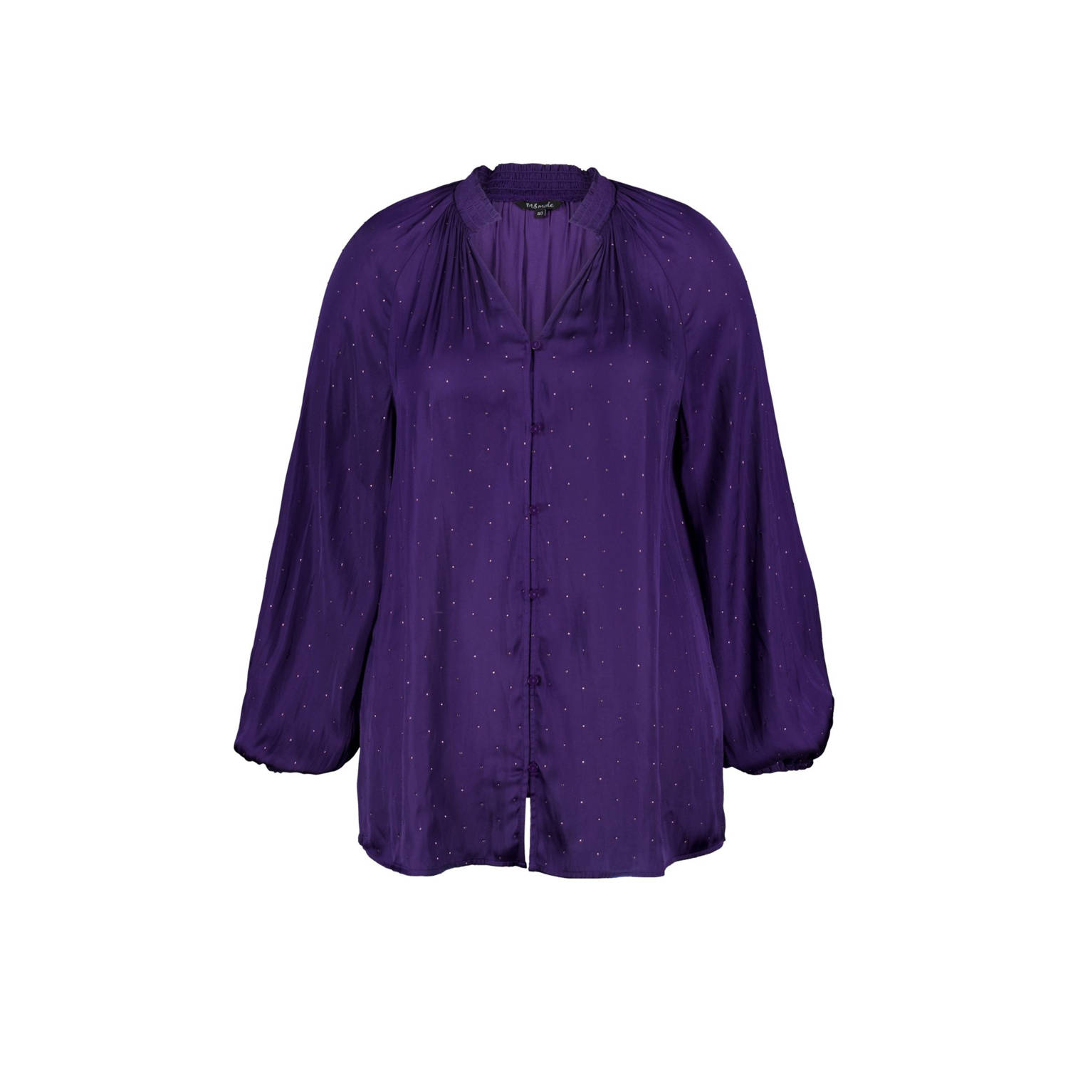 MS Mode blouse donkerpaars