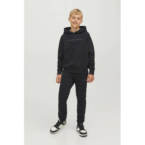 JACK & JONES JUNIOR joggingbroek JPSTGORDON zwart/zwart afbeelding