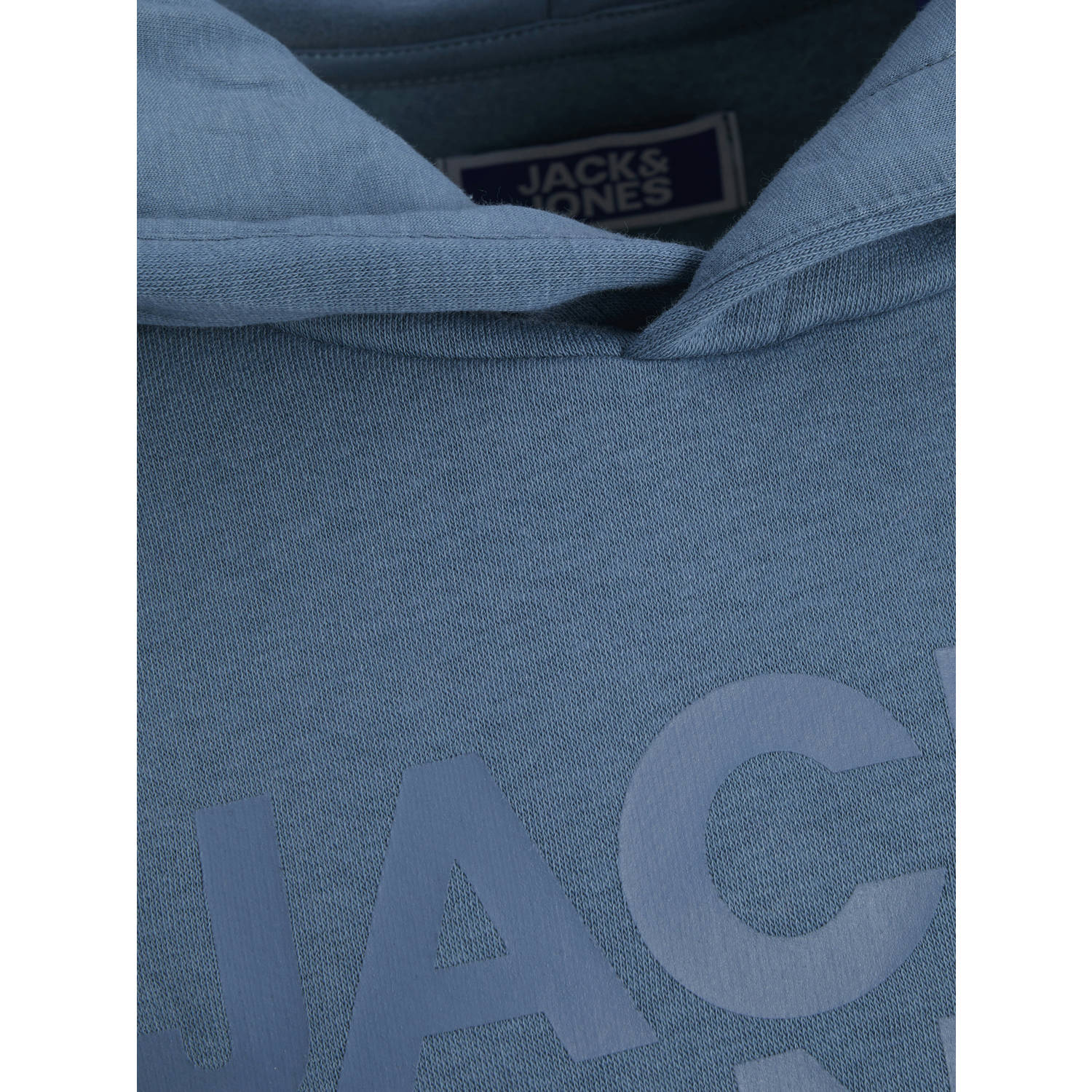 JACK & JONES JUNIOR hoodie JJECORP LOGO met logo blauw