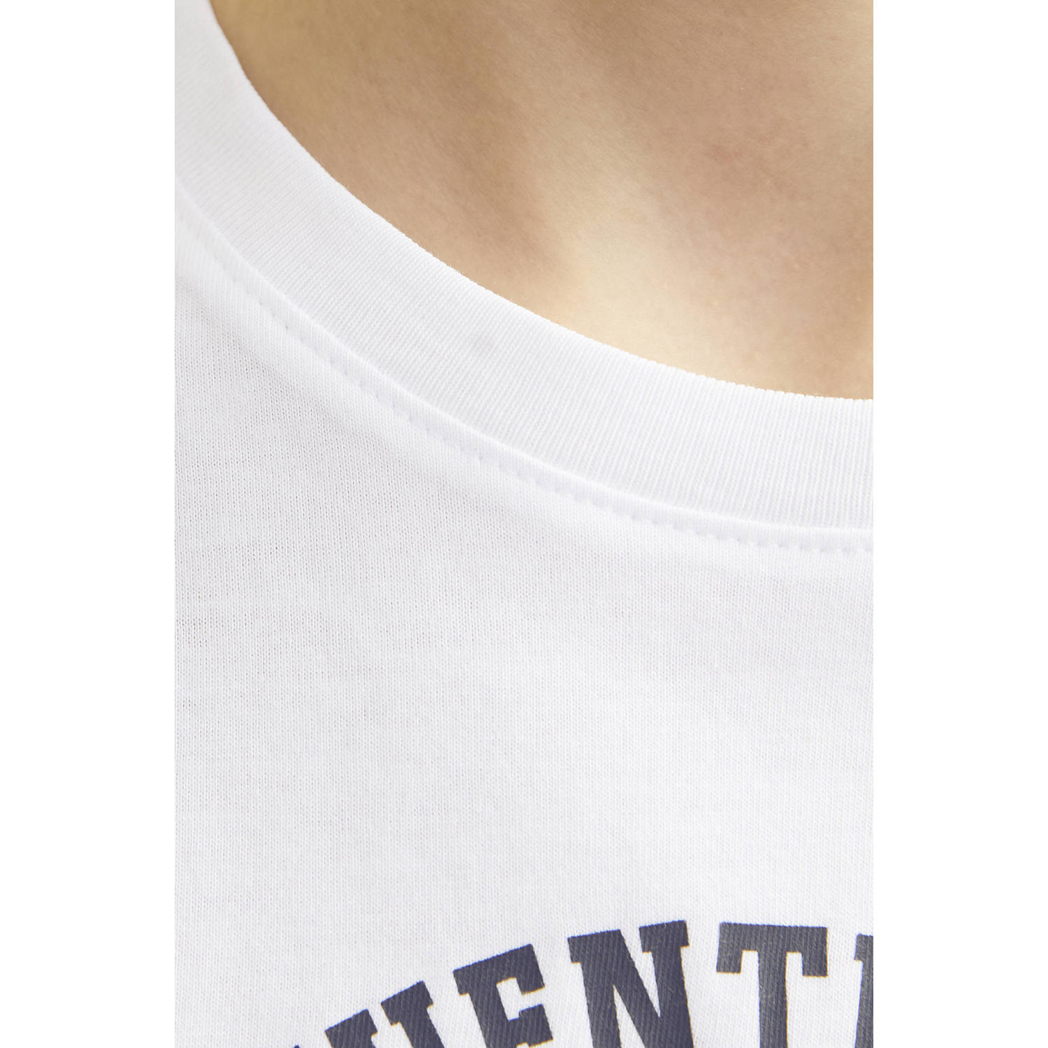 JACK & JONES JUNIOR T-shirt JJELOGO met logo wit