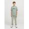 JACK & JONES JUNIOR T-shirt JJELOGO met logo zachtgroen