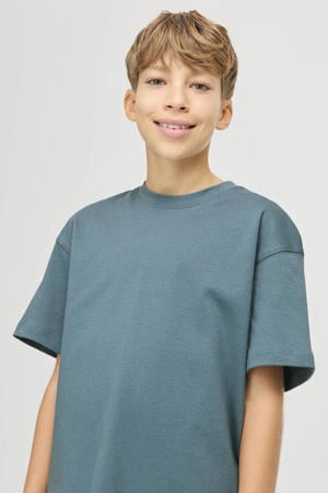 T-shirt JJEURBAN EDGE blauw