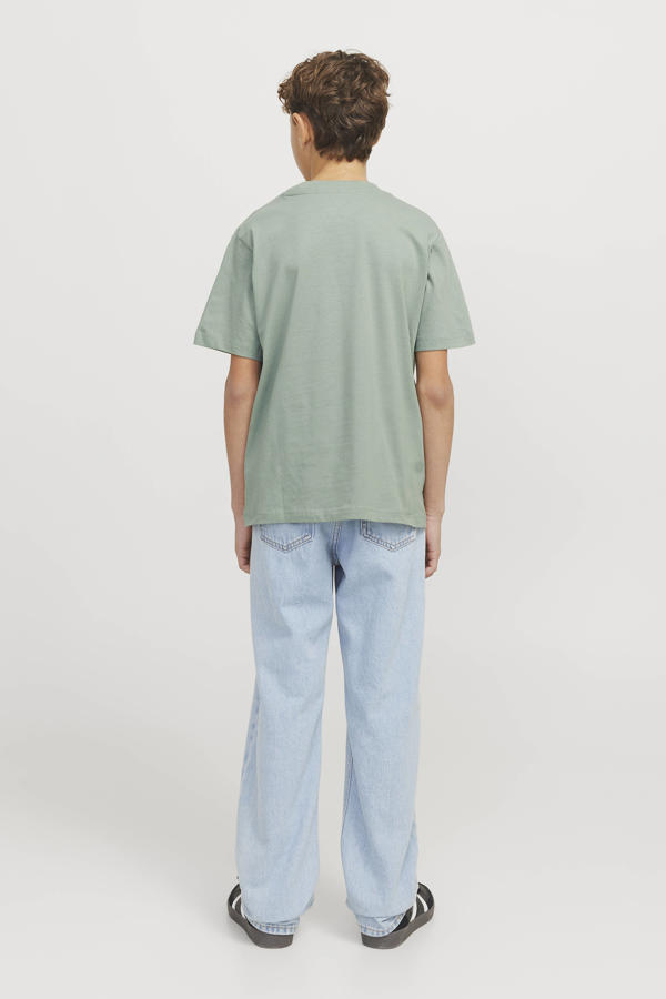 Jack&Jones Junior Jjecaleb Varsity T-Shirt Manches Longues – Col Rond, Garçon, Coton Confort