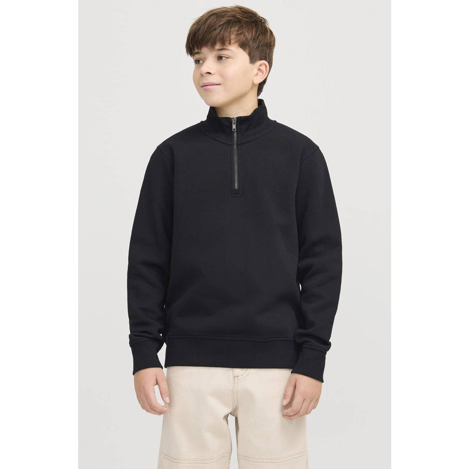 Jack & Jones Junior Sweater JJEBRADLEY SWEAT HALF ZIP NOOS JNR