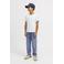 JACK & JONES JUNIOR high waist relaxed fit jeans medium blue denim