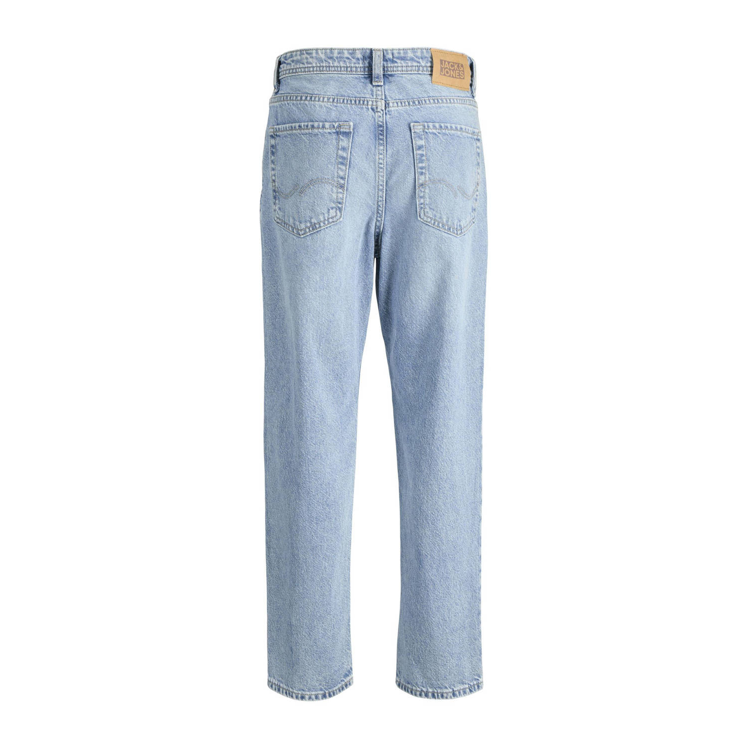 JACK & JONES JUNIOR high waist relaxed fit jeans light blue denim