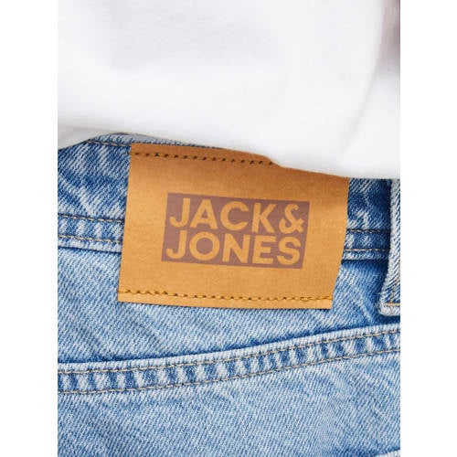 JACK & JONES JUNIOR high waist relaxed fit jeans light blue denim afbeelding