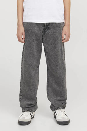 high waist relaxed fit jeans grey denim