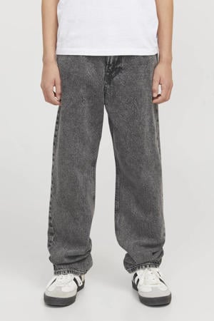 high waist relaxed fit jeans grey denim
