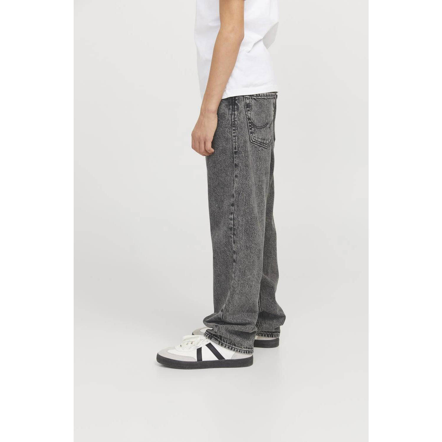 JACK & JONES JUNIOR high waist relaxed fit jeans grey denim