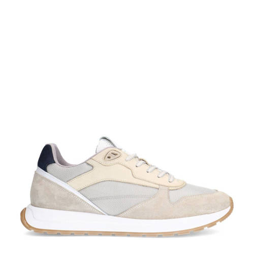 Manfield suède sneakers beige afbeelding