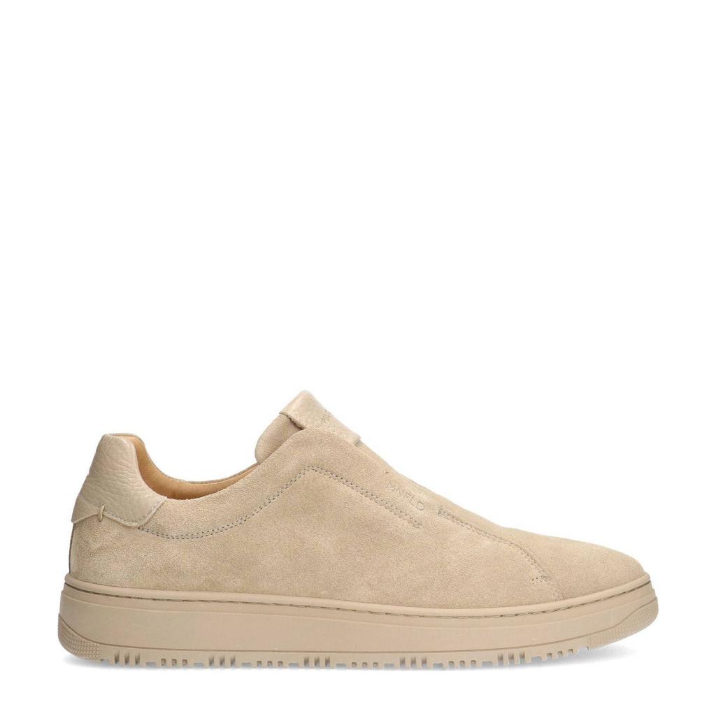 Beige heren Manfield suède loafers