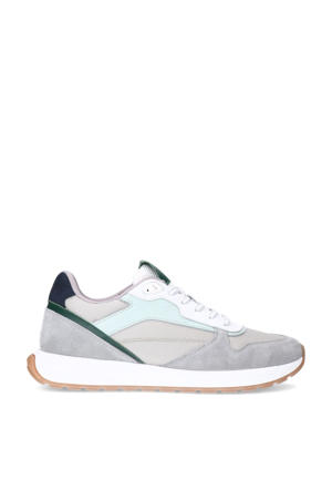 suède sneakers grijs