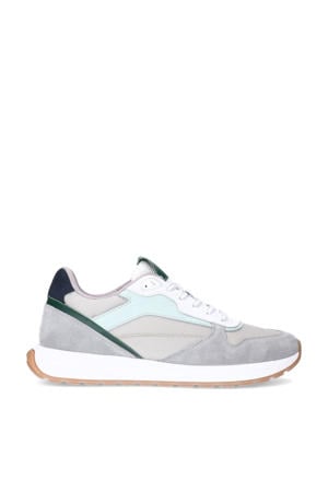 suède sneakers grijs