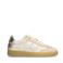 Manfield leren sneakers goud