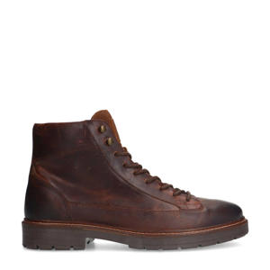 leren veterboots bruin