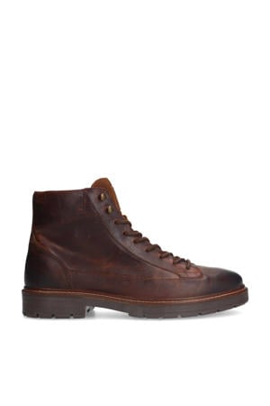 leren veterboots bruin