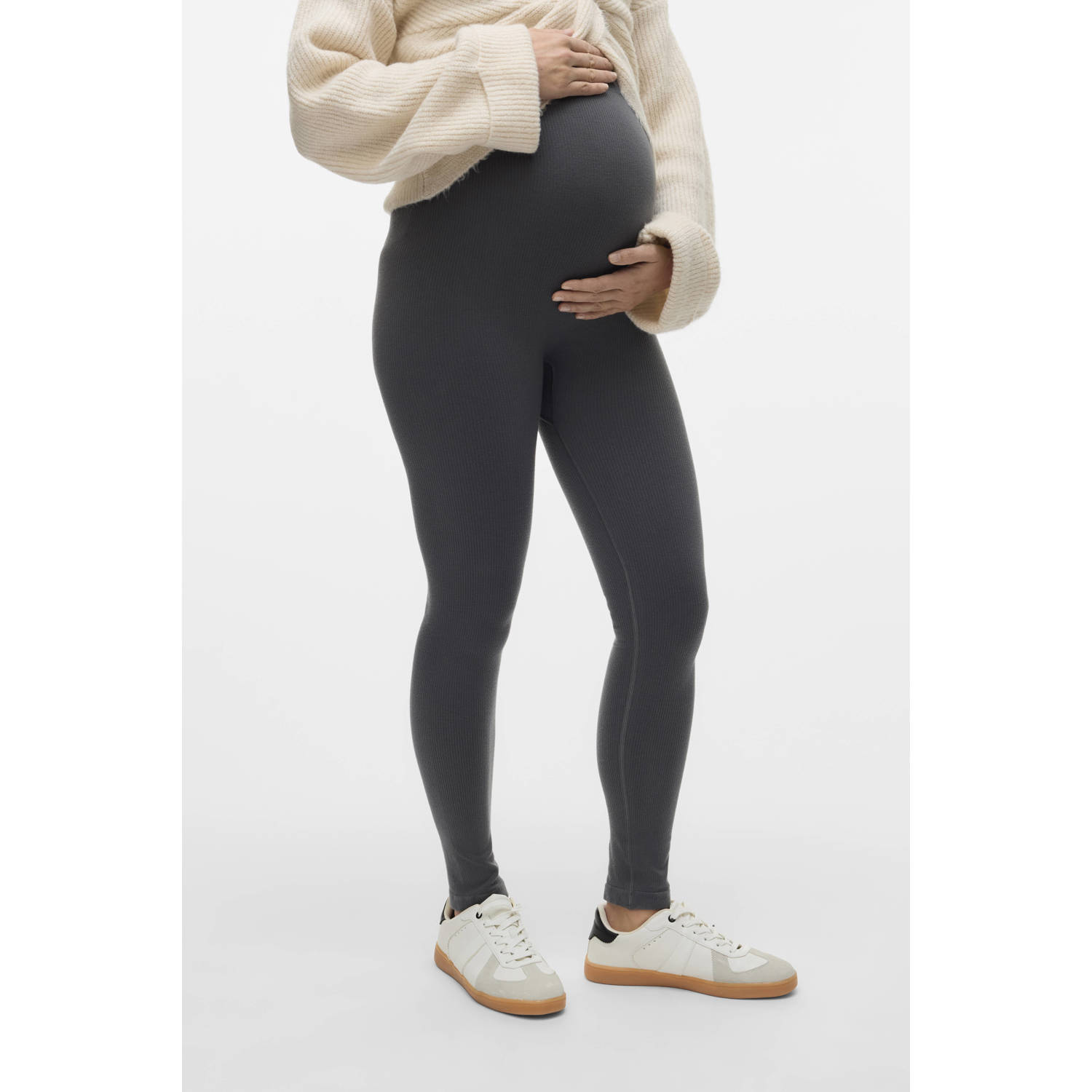 MAMALICIOUS slim fit zwangerschapslegging MLALANIS donkerblauw