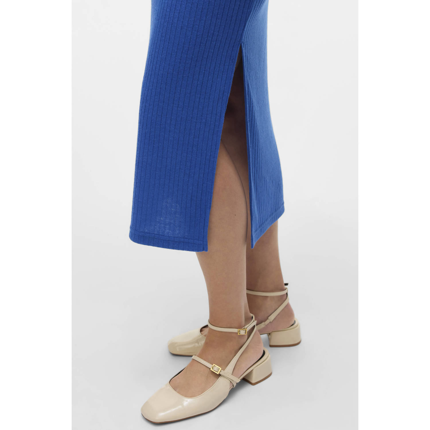 MAMALICIOUS zwangerschaps maxi jurk blauw