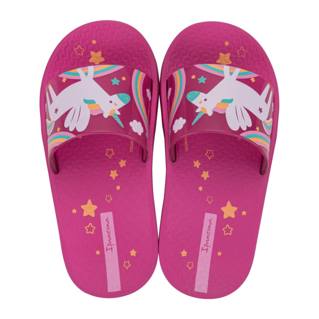 Fuchsia meisjes Ipanema badslippers van rubber