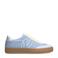Manfield leren sneakers lichtblauw