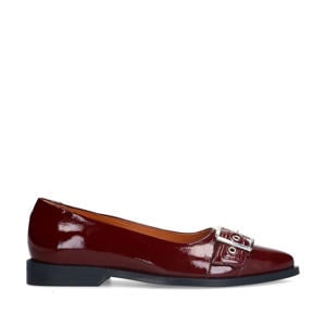 lakleren loafers rood