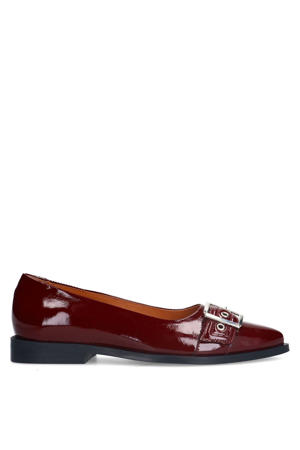 lakleren loafers rood