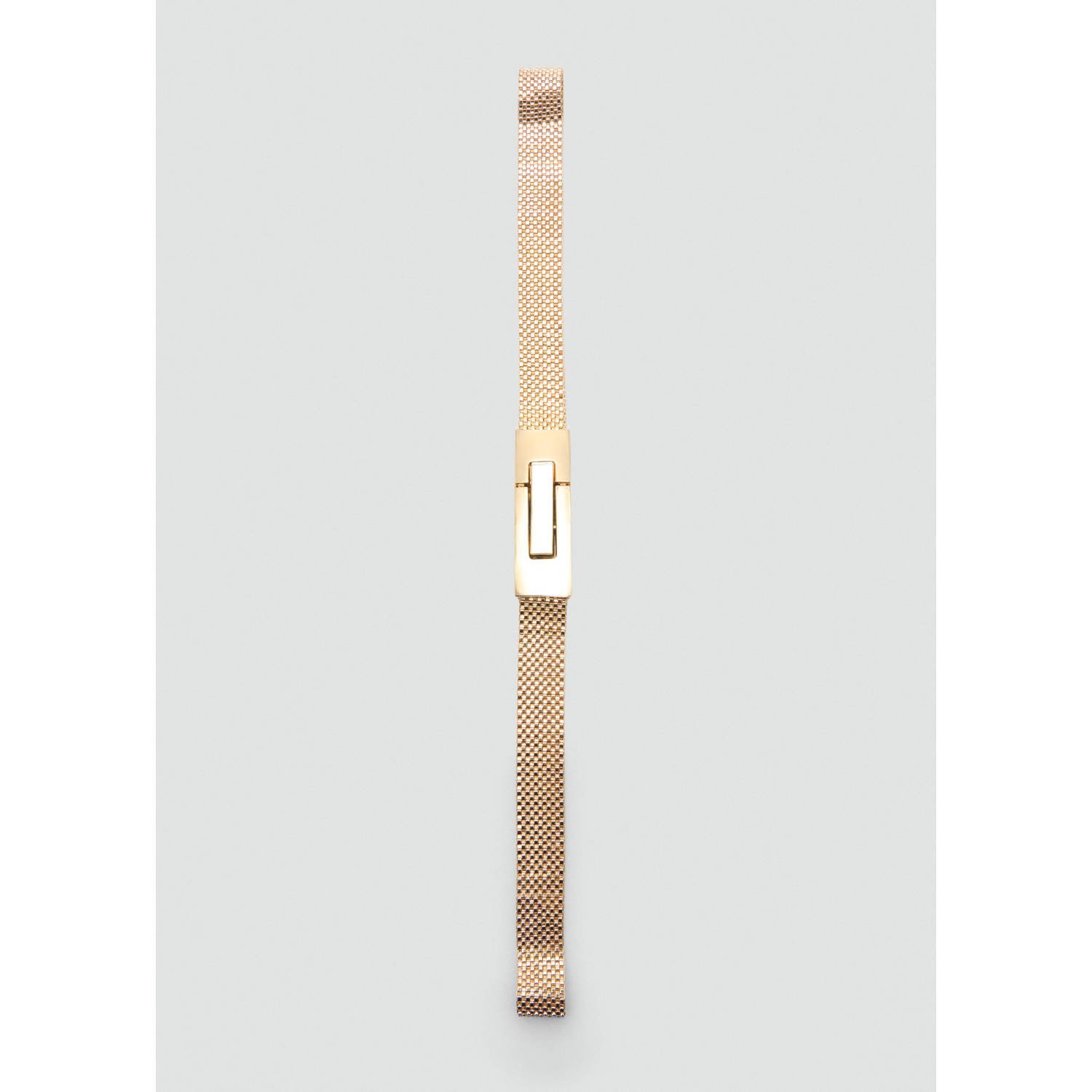 Mango riem goudkleurig