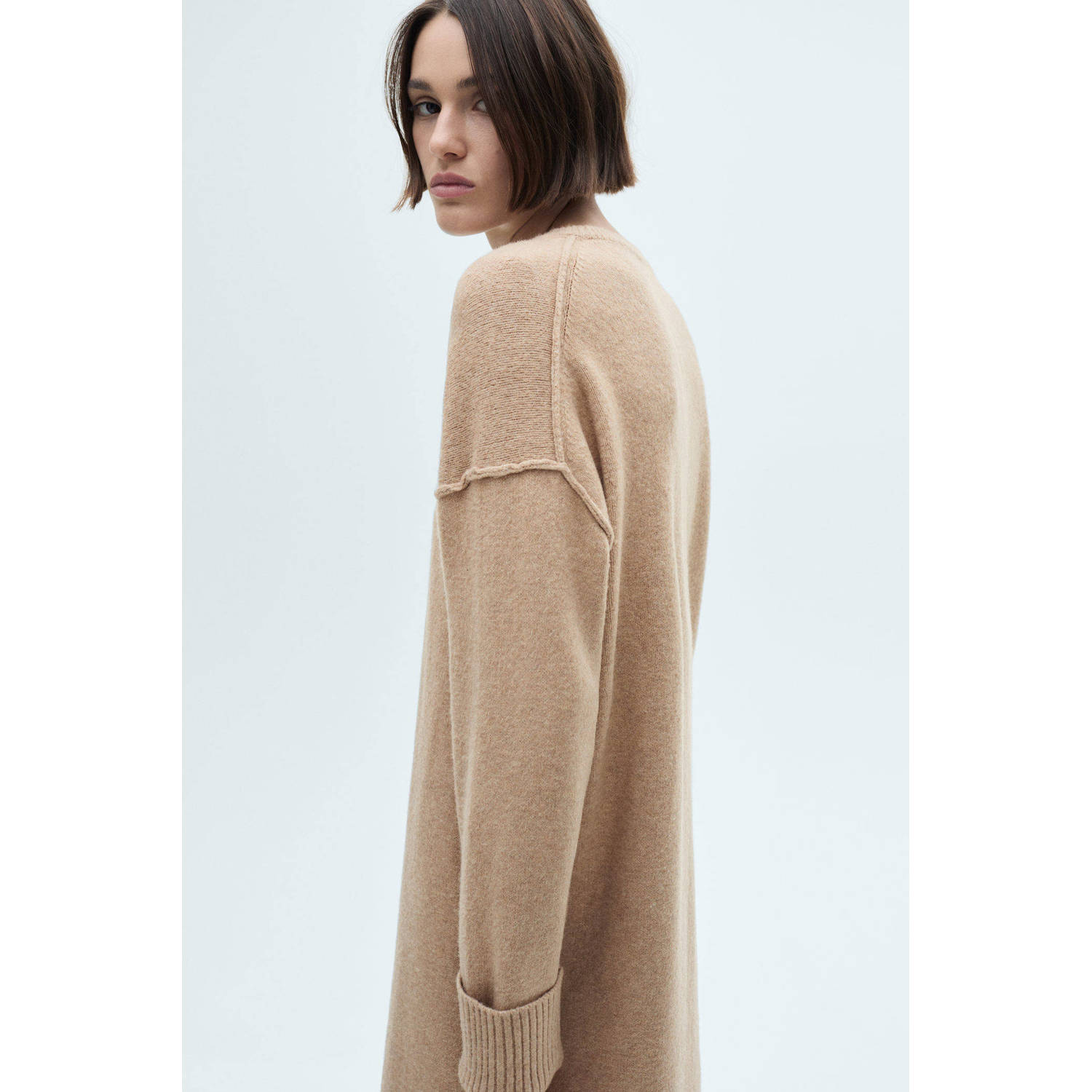 Mango maxi jurk zand