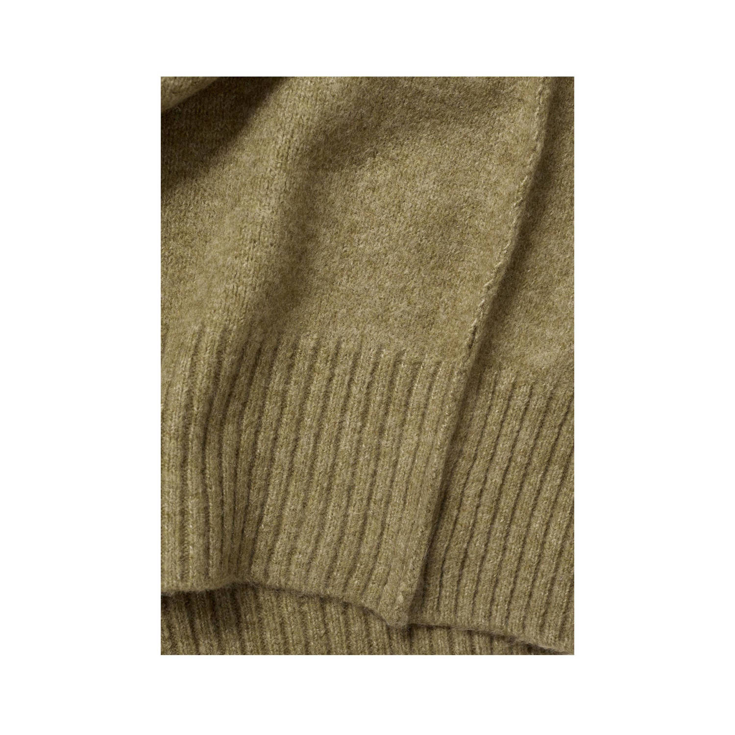 Mango maxi jurk olijfgroen