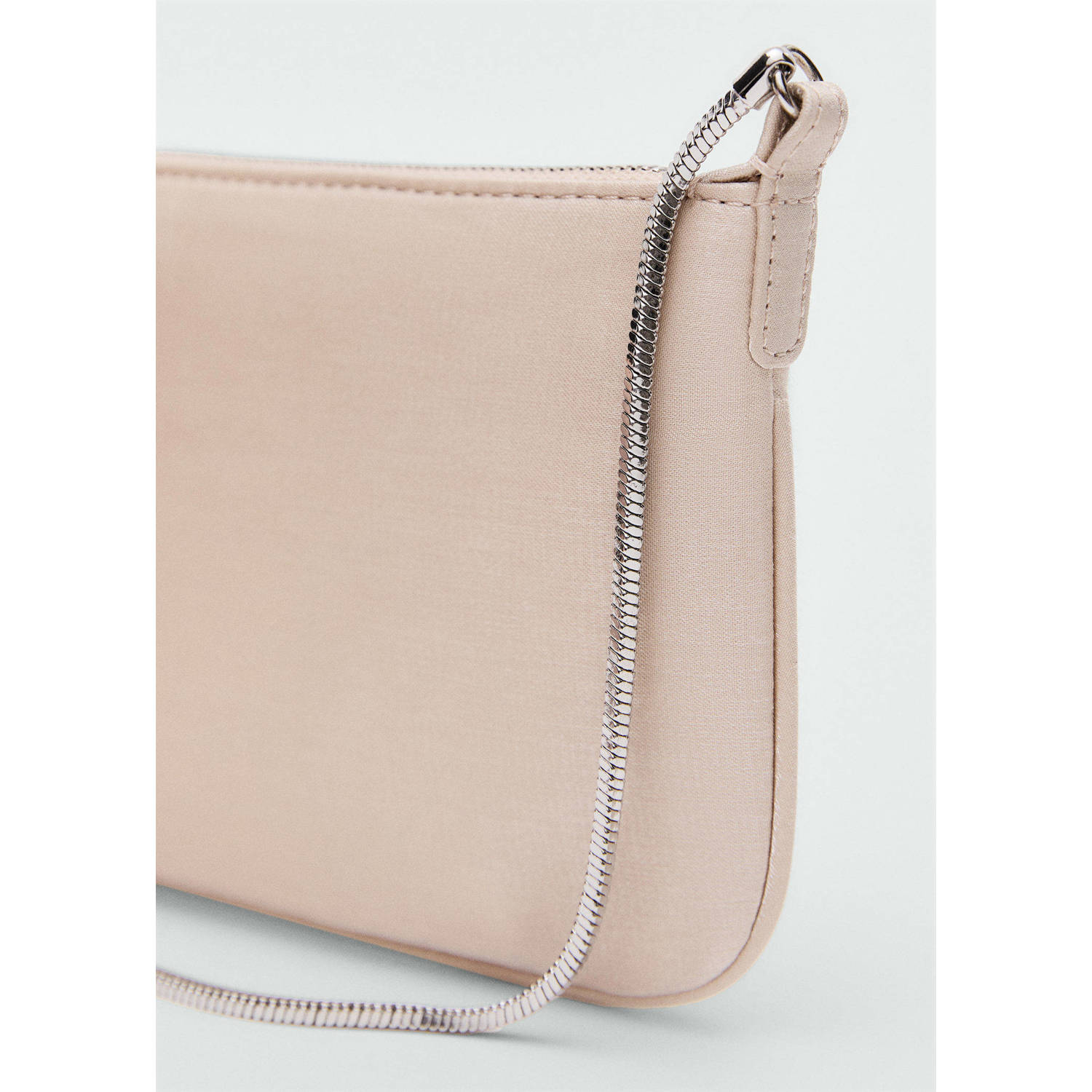 Mango mini schoudertas beige