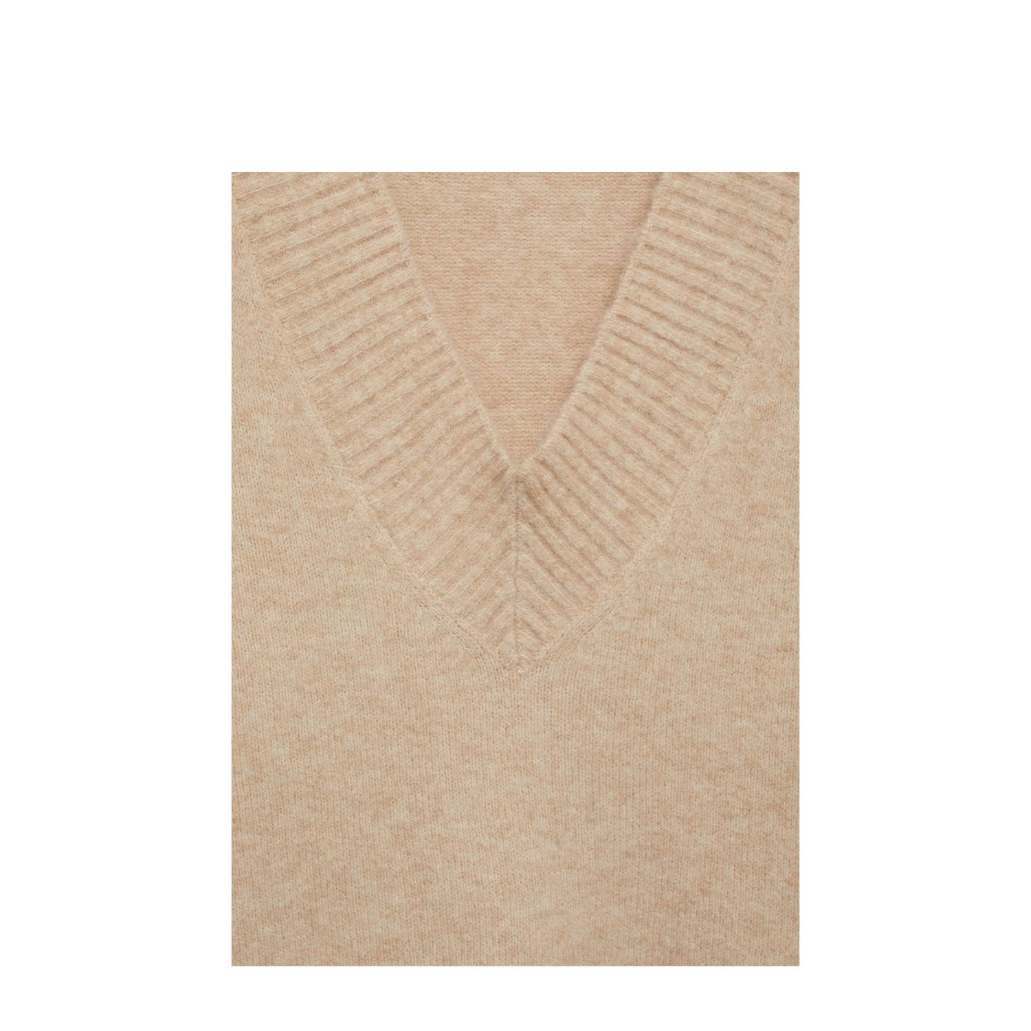 Mango gebreide trui beige