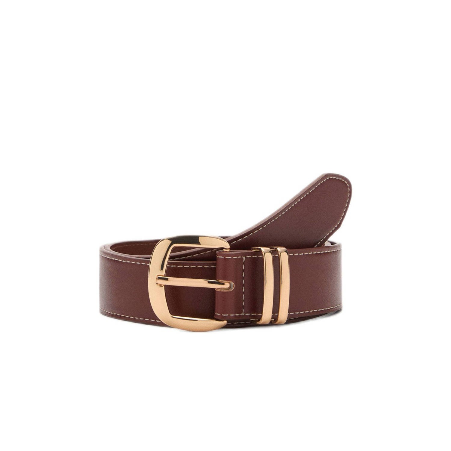 Mango riem bruin