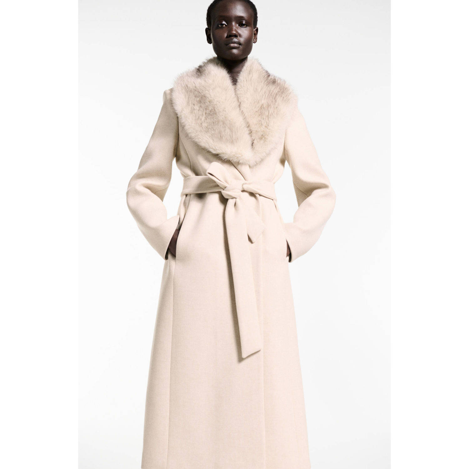 Mango manteljas beige