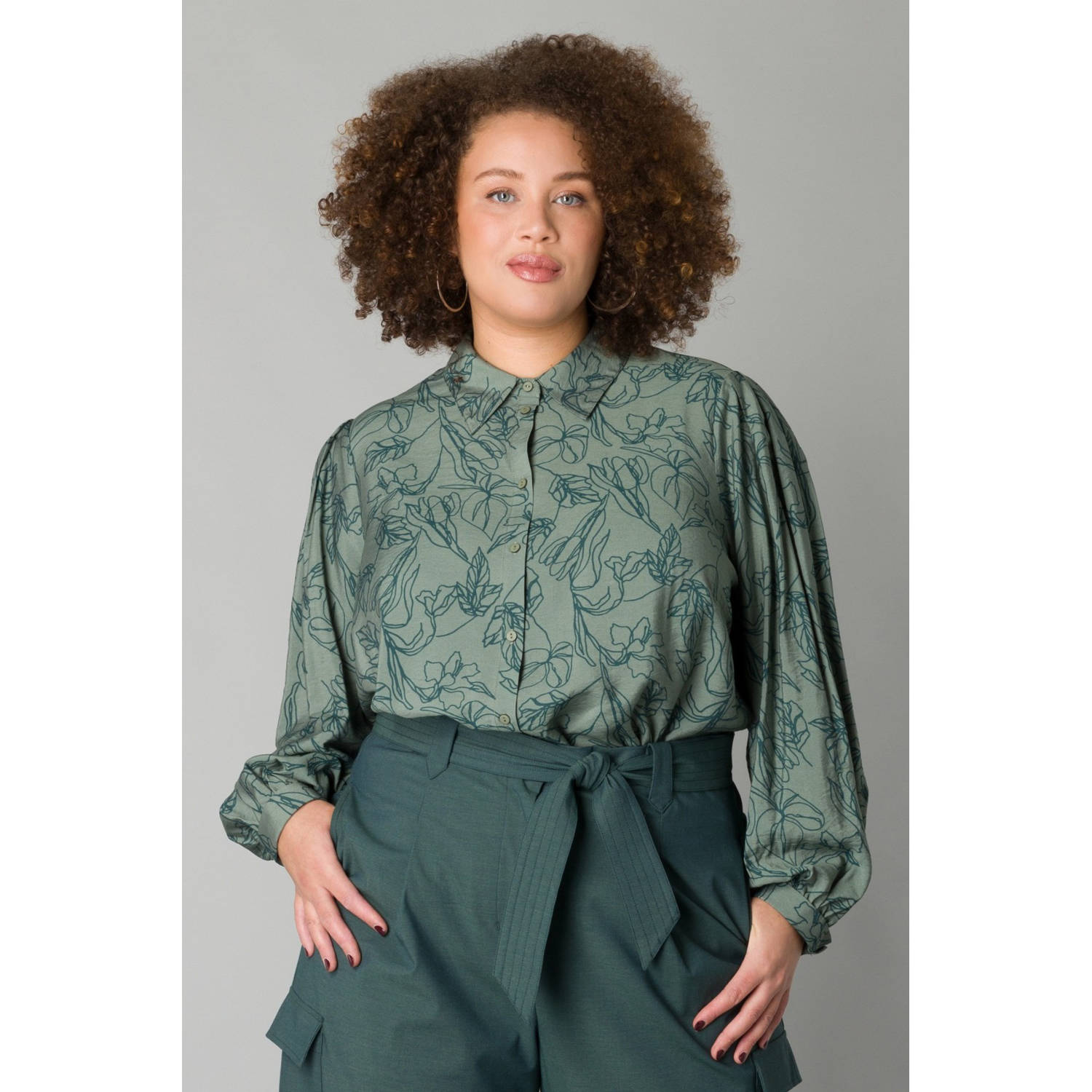Yesta blouse groen