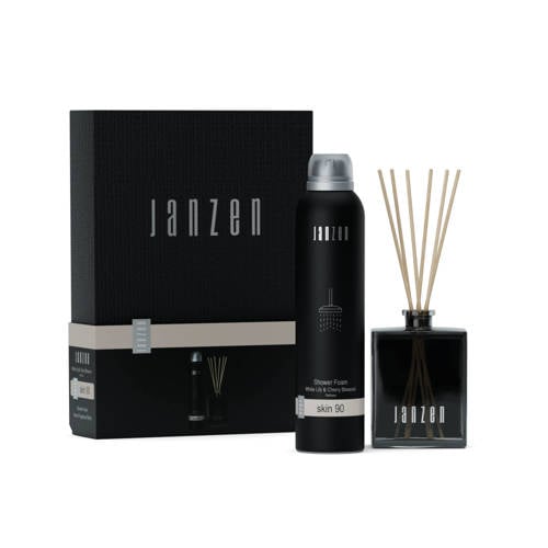 JANZEN geschenkset Home & Body Skin 90 - shower foam + geurstokjes afbeelding