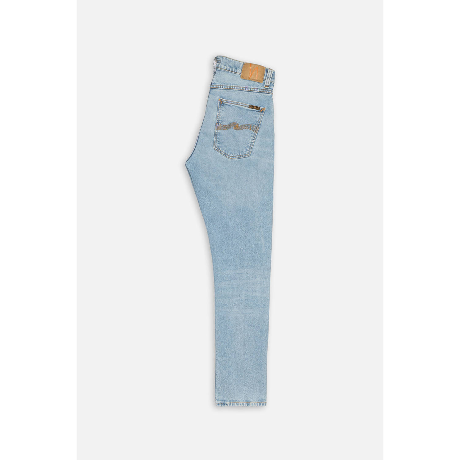 Nudie Jeans Lean Dean tapered slim fit jeans blue noise