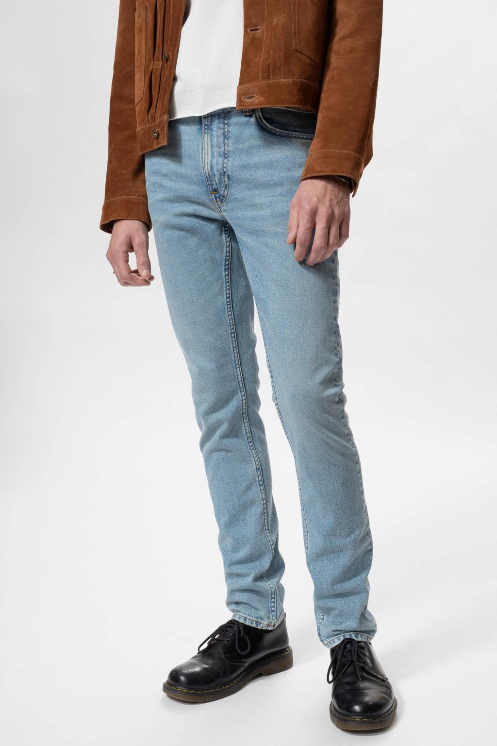 Nudie Jeans slim fit jeans Lean Dean blue noise