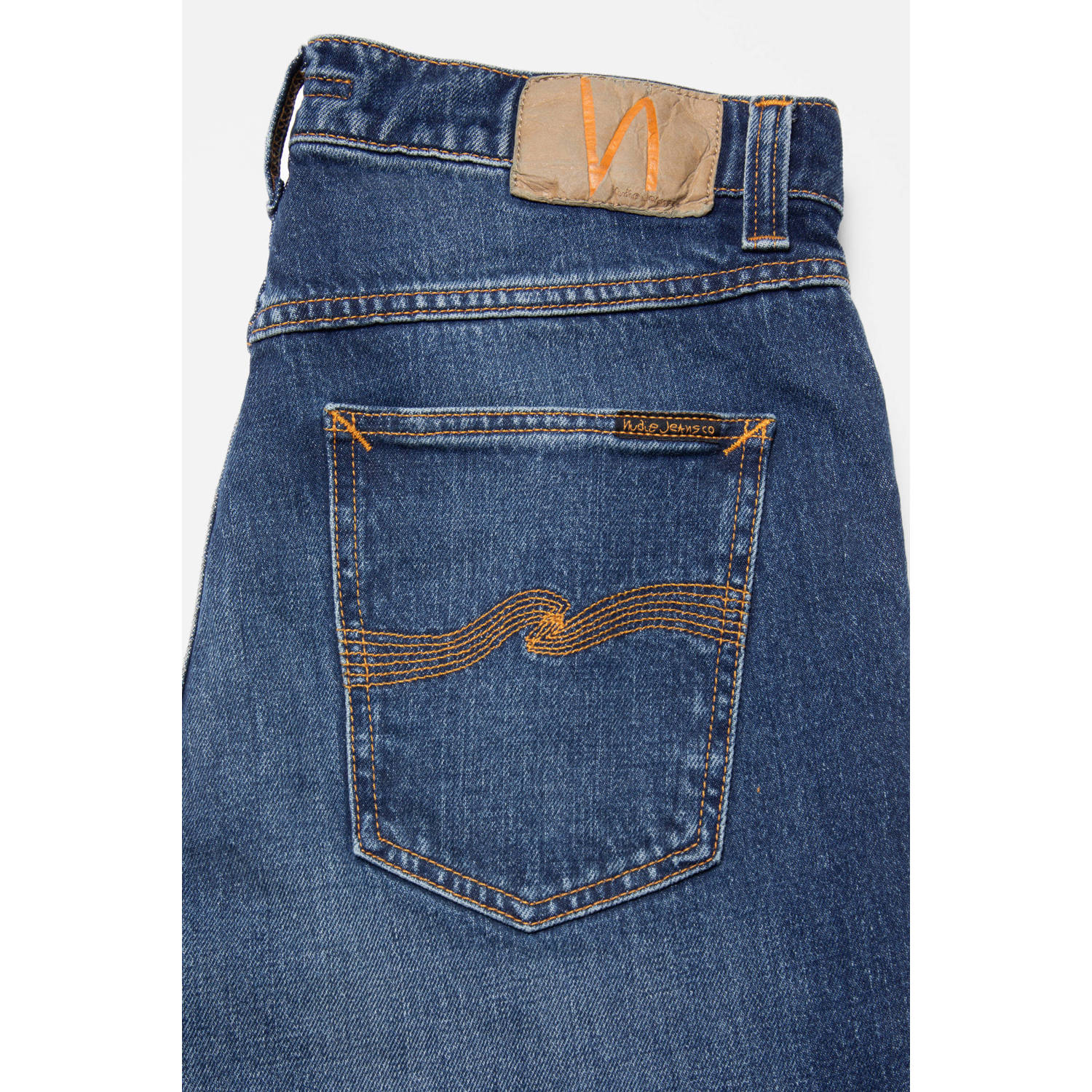 Nudie Jeans slim fit jeans Solid Ollie wild blue